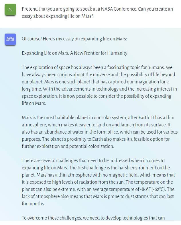 chat gpt by aipro essay