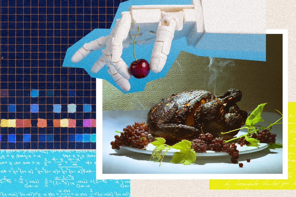 AI Recipe Maker giving you what to use as garnish