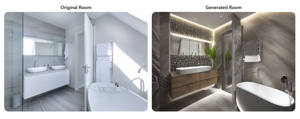 bathroom generated by Interior AI