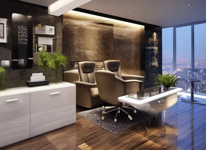 office room generated by Interior AI