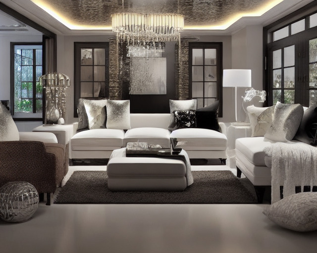 minimalist living space generated by Interior AI
