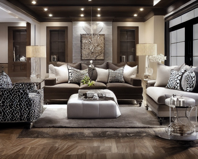 modern living room by Interior AI