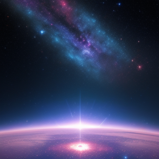galaxy image generated by AI Story book Generator